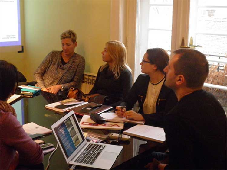 Састанак партнера и извођача радова у новембру у Београду, на којем су приказани резултати активности у 2013.