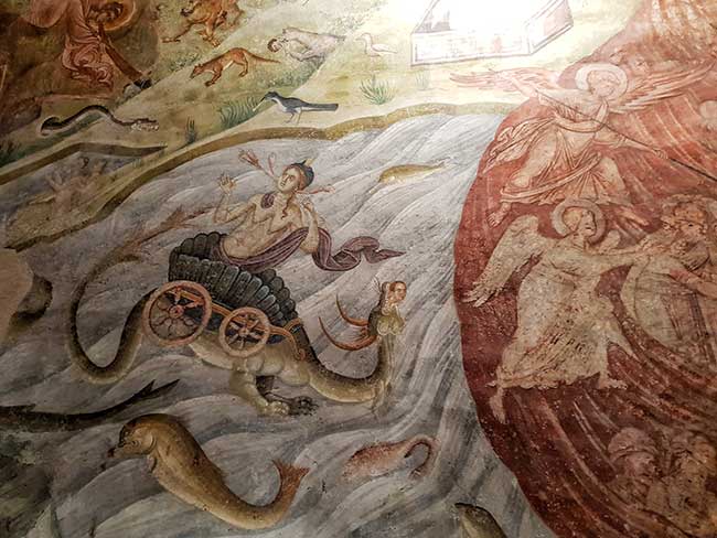 Завршени сликарско-конзерваторски радови на фрескама Успењског храма манастира Грачаница (јул-октобар 2018)