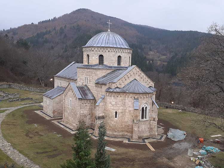 Konzervatorsko restauratorski radovi na Bogorodičinoj crkvi manastira Gradac