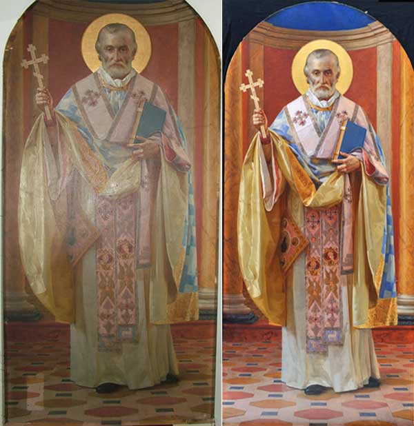 Sveti Nikola - pre i posle radova