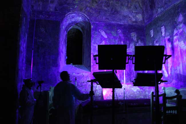 Konzervatorsko restauratorski radovi na zidnom slikarstvu bočnih kapela u crkvi Sv. Trojice u manastiru Sopoćani u toku 2014. godine