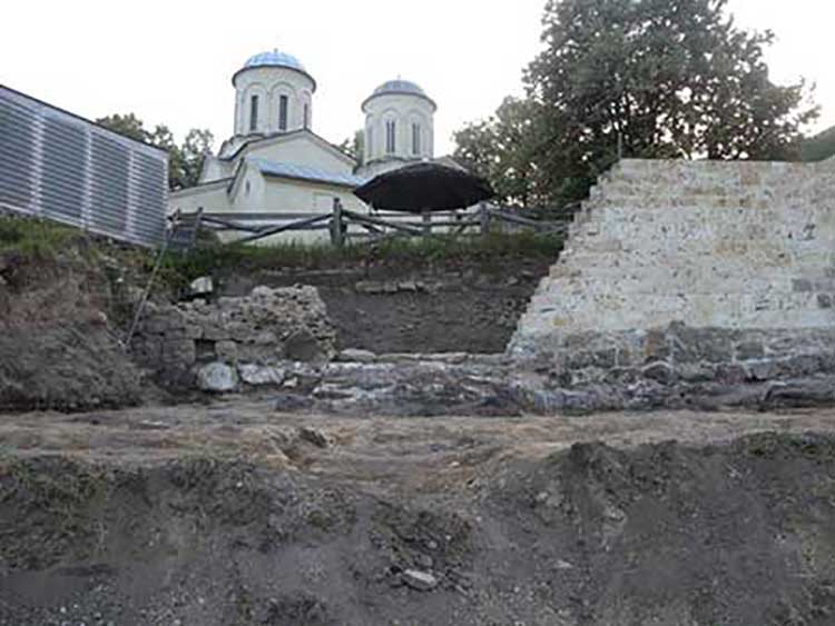 The entrance to the Byzantine facility