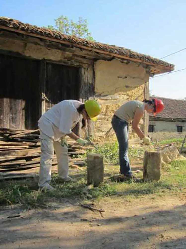 Radionica, zidanje kamenom