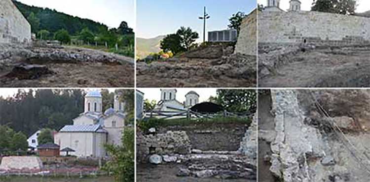 Ostacima južnog bedema manastira Sv.Nikola u Banji kod Priboja