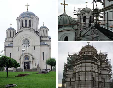 Sanacija crkve-spomen kosturnice u Lazarevcu